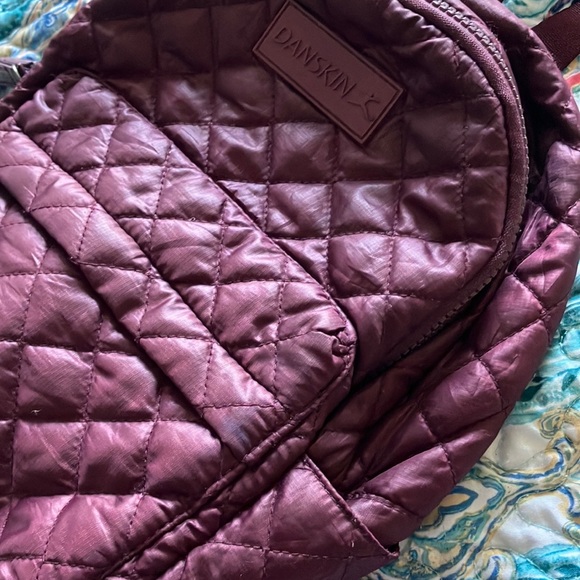 Danskin Quilted Backpack in Rich Purple - Picture 12 of 12